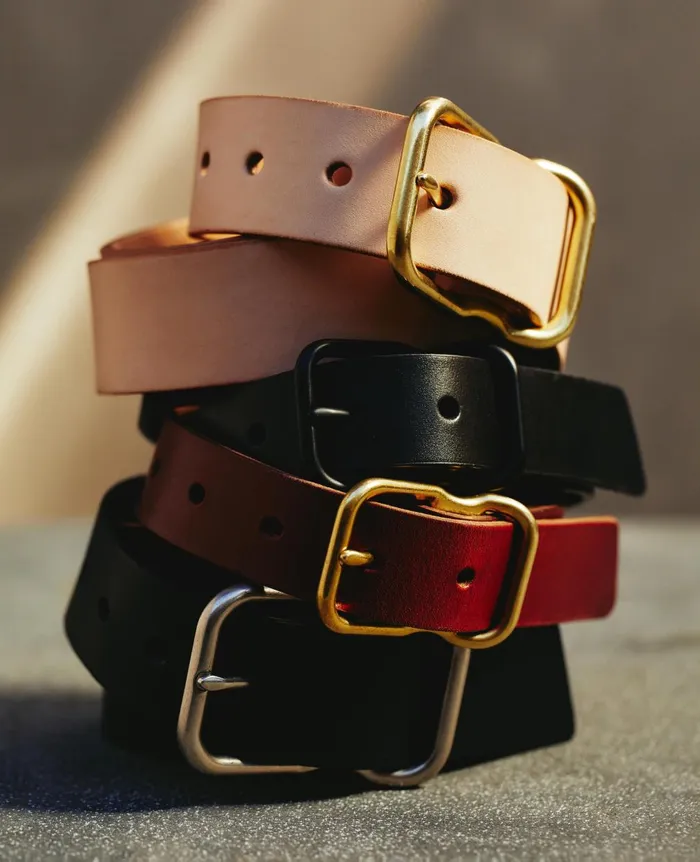 Danny Belt Naturalbrass Men AG Jeans Belts Danny Belt Naturalbrass Men AG Jeans Belts