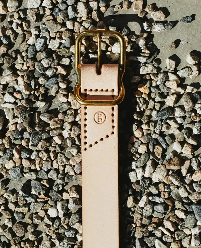 Danny Belt Naturalbrass Men AG Jeans Belts Danny Belt Naturalbrass Men AG Jeans Belts