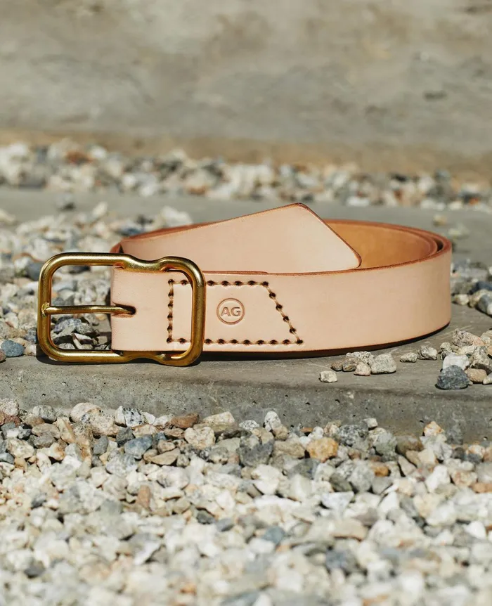 Danny Belt Naturalbrass Men AG Jeans Belts Danny Belt Naturalbrass Men AG Jeans Belts