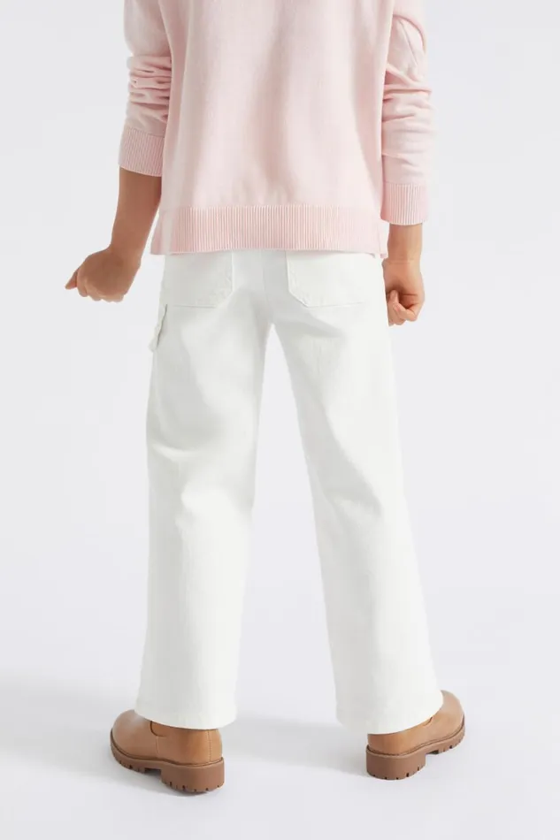 Denim and Jeans Girl Seed Heritage Cargo Jean Canvas Wash