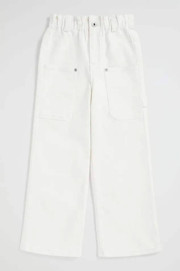 Denim and Jeans Girl Seed Heritage Cargo Jean Canvas Wash