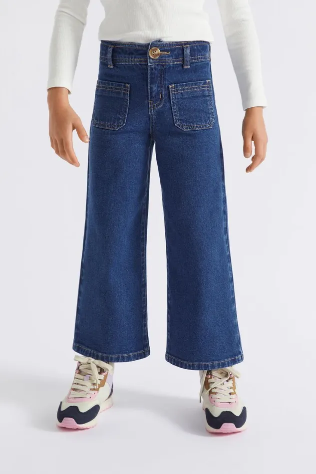 Denim and Jeans Girl Seed Heritage Sailor Jean Indigo