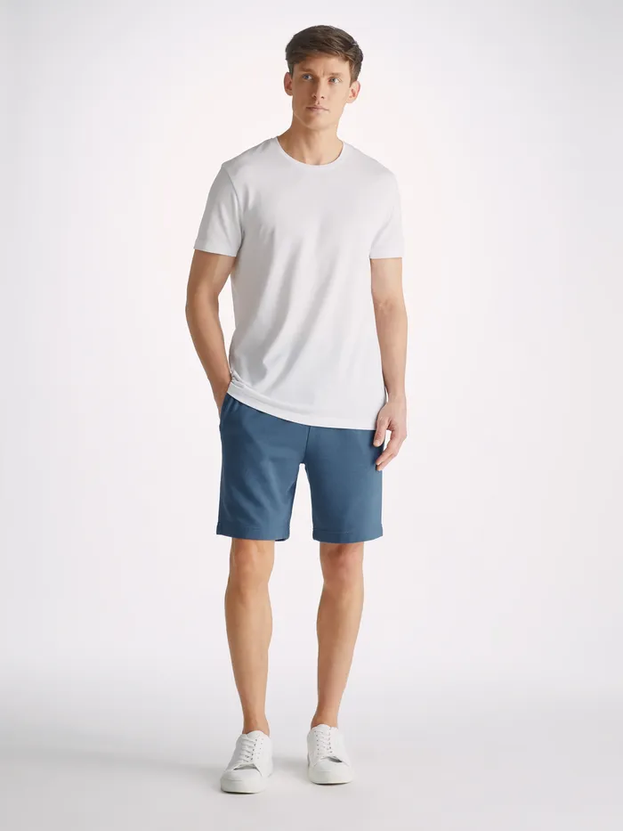 Derek Rose Sweat Shorts Quinn Cotton Modal Denim Men Casual Shorts