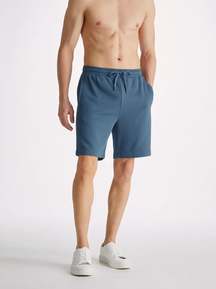 Derek Rose Sweat Shorts Quinn Cotton Modal Denim Men Casual Shorts