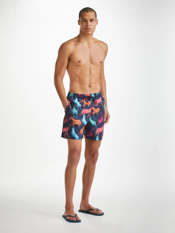 Derek Rose Swim Shorts Maui 59 Multi Men Classic Fit Swim Shorts