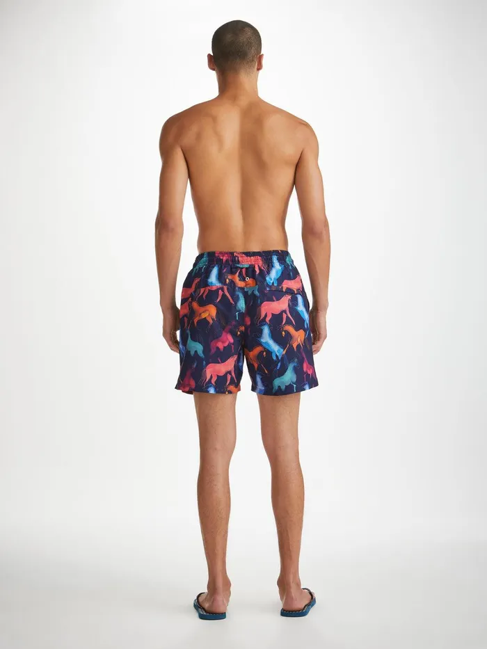 Derek Rose Swim Shorts Maui 59 Multi Men Classic Fit Swim Shorts