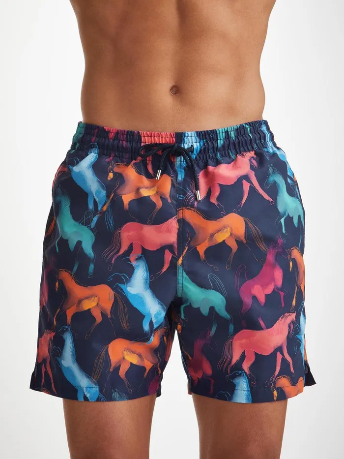 Derek Rose Swim Shorts Maui 59 Multi Men Classic Fit Swim Shorts