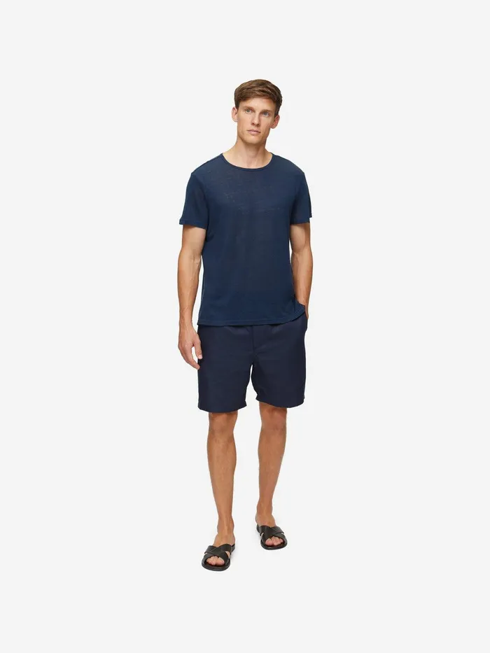 Derek Rose TShirt Jordan 2 Linen Navy Men Short Sleeve TShirts
