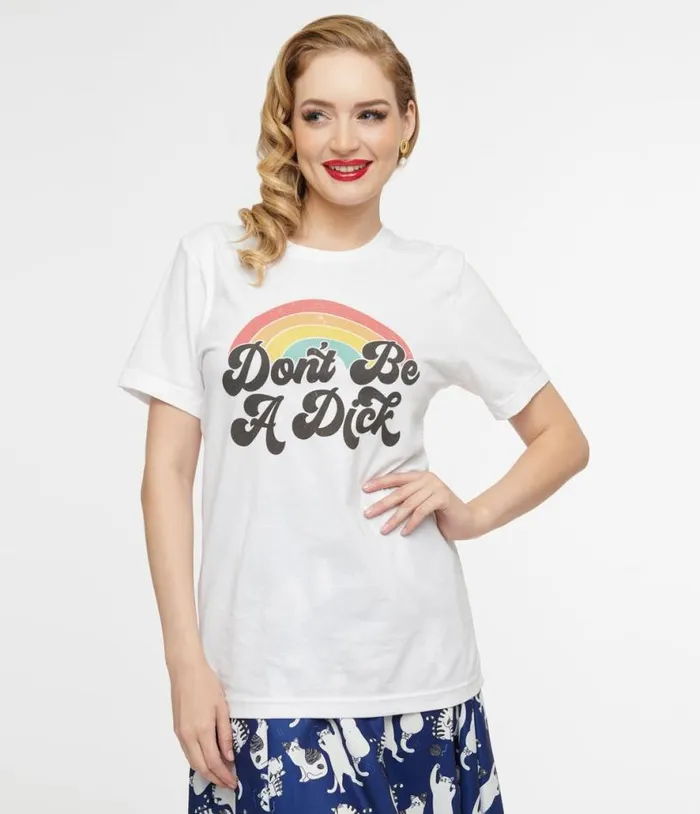 Don039t Be A Dick Unisex Graphic Tee ClothingPlus Unique Vintage Graphic Tees