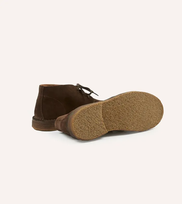 Drake039s Crosby MocToe Chukka Boot Brown Suede Men Chukkas