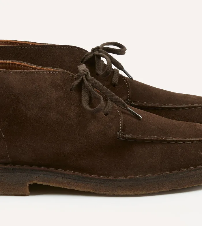Drake039s Crosby MocToe Chukka Boot Brown Suede Men Chukkas