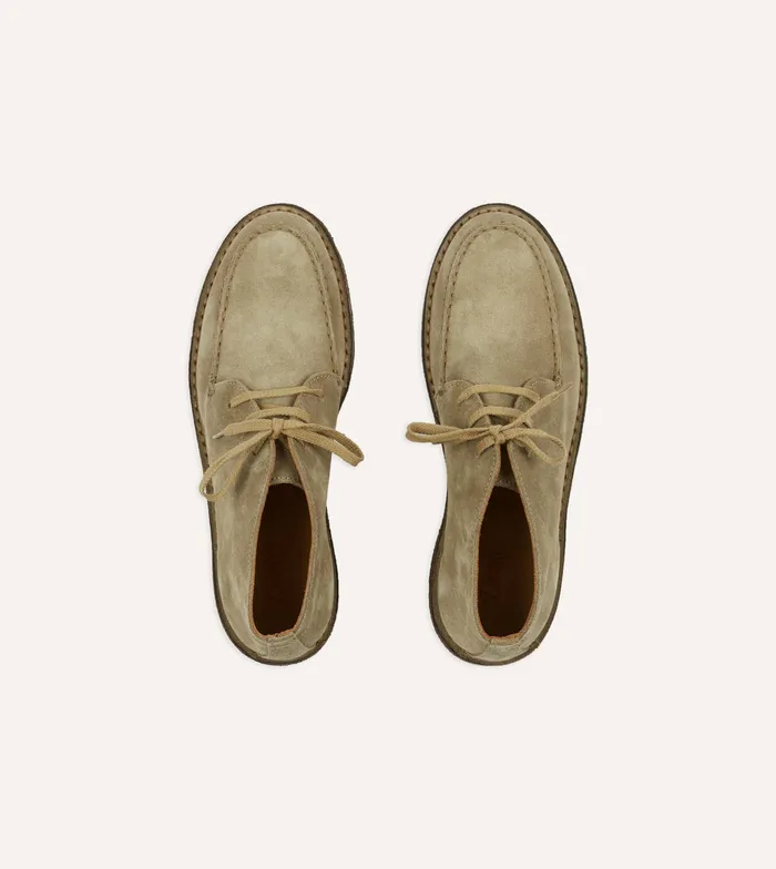 Drake039s Crosby MocToe Chukka Boot Sand Suede Men Chukkas