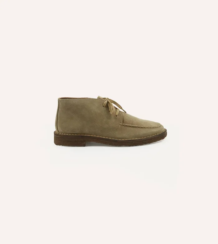 Drake039s Crosby MocToe Chukka Boot Sand Suede Men Chukkas