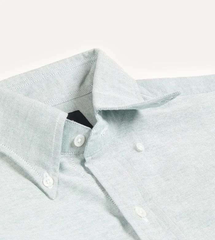 Drake039s Green Cotton Oxford Cloth ButtonDown Shirt Men Formal Shirts