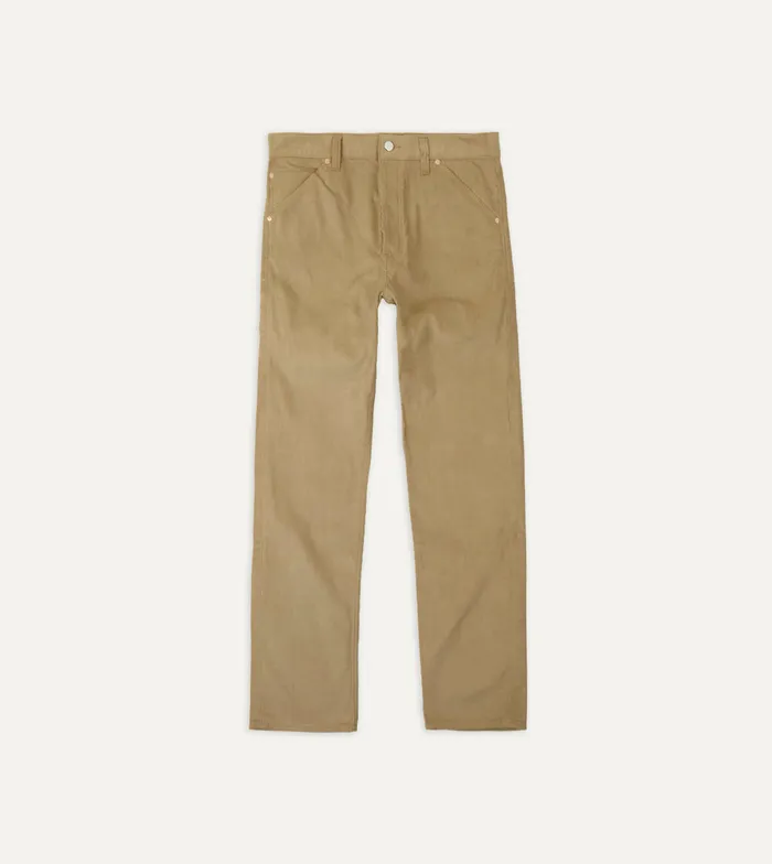 Drake039s Tobacco Japanese Selvedge Needlecord FivePocket Trousers Men Trousers Drake039s Tobacco Japanese Selvedge Needlecord FivePocket Trousers Men Trousers
