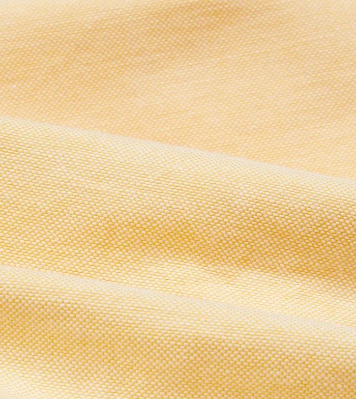 Drake039s Yellow Cotton Oxford Cloth ButtonDown Shirt Men Formal Shirts