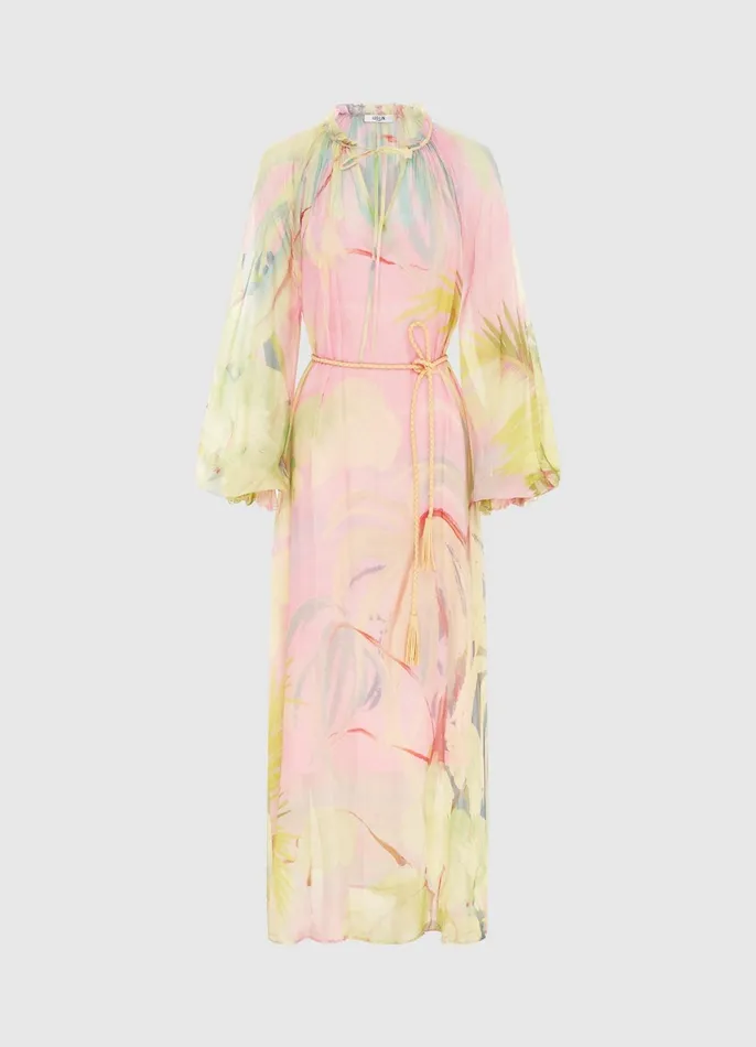 Dresses and Jumpsuits Women LEO LIN Alana Kaftan Maxi 8211 Dreamscape Print