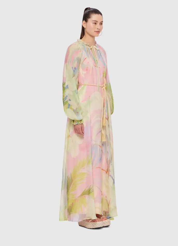 Dresses and Jumpsuits Women LEO LIN Alana Kaftan Maxi 8211 Dreamscape Print