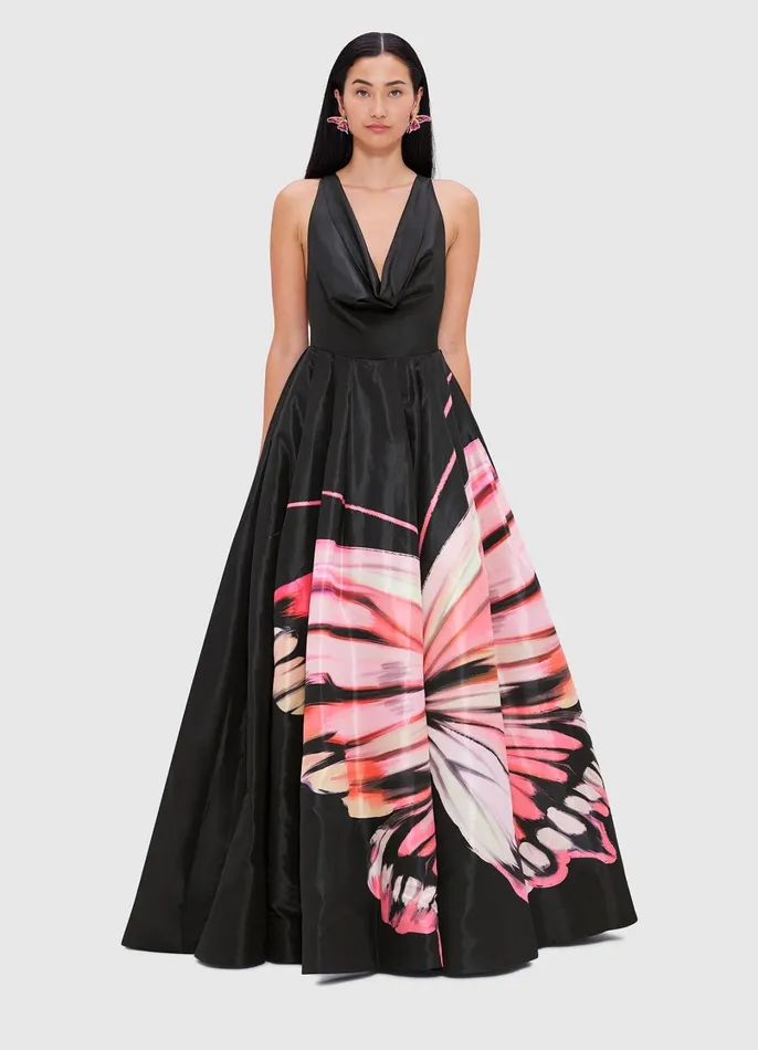 Dresses and Jumpsuits Women LEO LIN Arya Gown 8211 Papillon Print