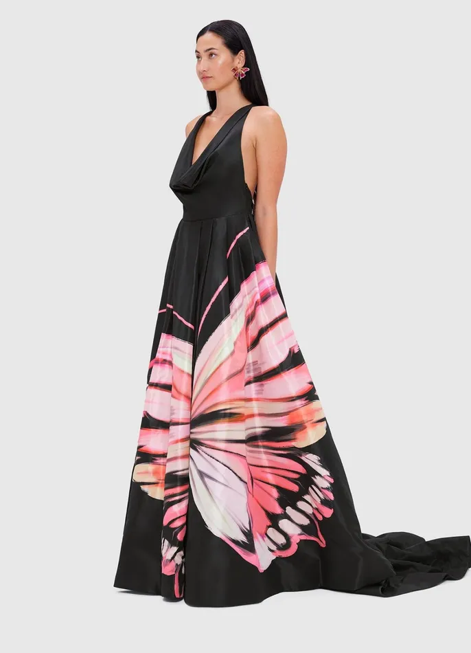 Dresses and Jumpsuits Women LEO LIN Arya Gown 8211 Papillon Print