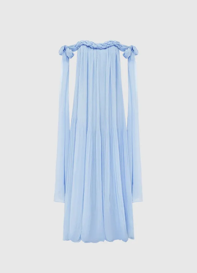 Dresses and Jumpsuits Women LEO LIN Camilla Draped Floor Length Dress 8211 Sky Blue Dresses and Jumpsuits Women LEO LIN Camilla Draped Floor Length Dress 8211 Sky Blue