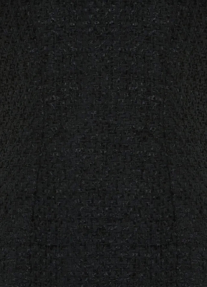 Dresses and Jumpsuits Women LEO LIN Dana Tweed Mini Dress 8211 Ebony