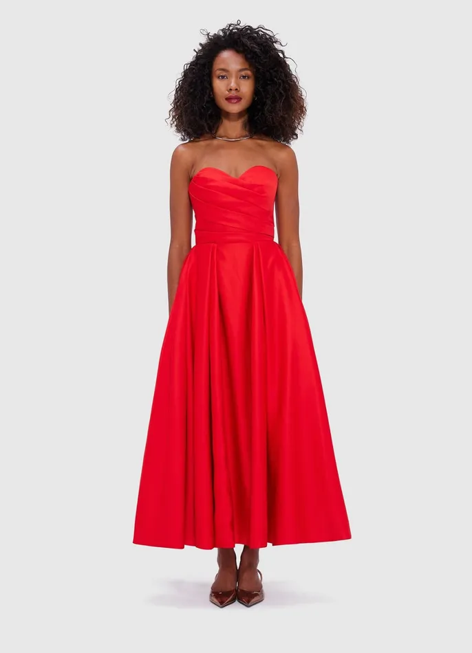 Dresses and Jumpsuits Women LEO LIN Jessica Bustier Gown 8211 Red