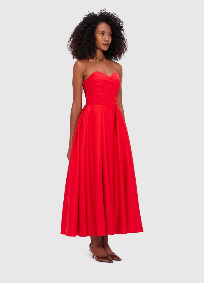 Dresses and Jumpsuits Women LEO LIN Jessica Bustier Gown 8211 Red
