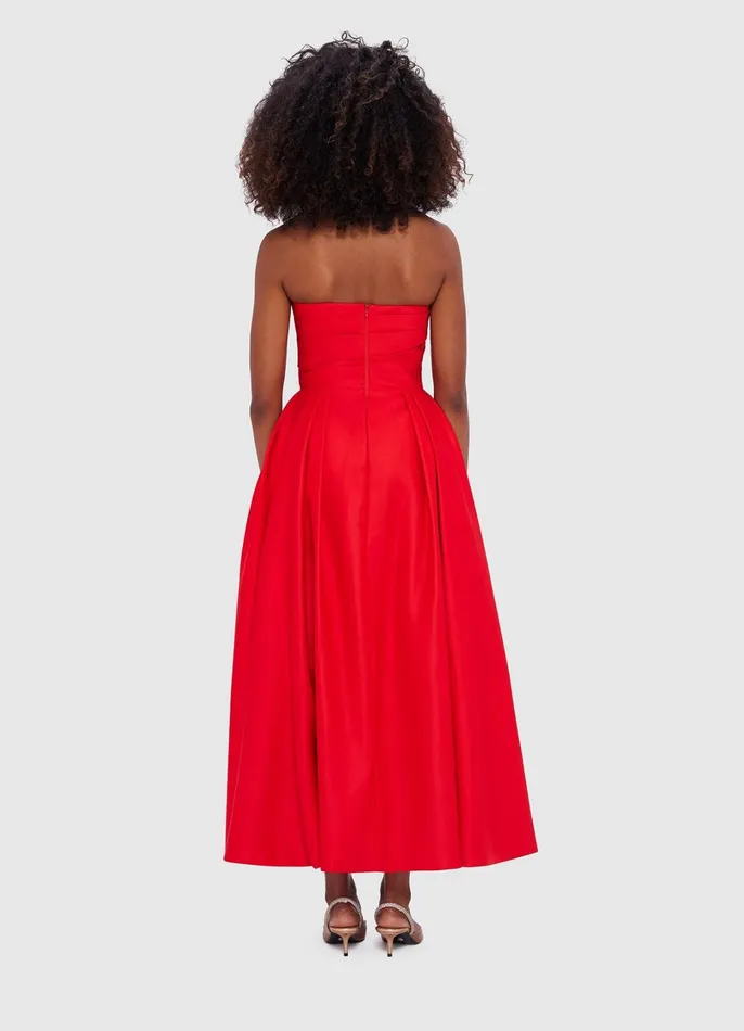 Dresses and Jumpsuits Women LEO LIN Jessica Bustier Gown 8211 Red