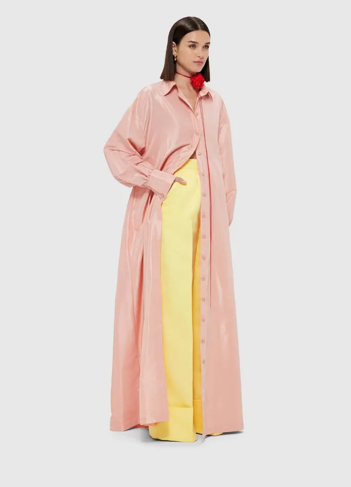Dresses and Jumpsuits Women LEO LIN Madeline Coat Dress 8211 Light Rose