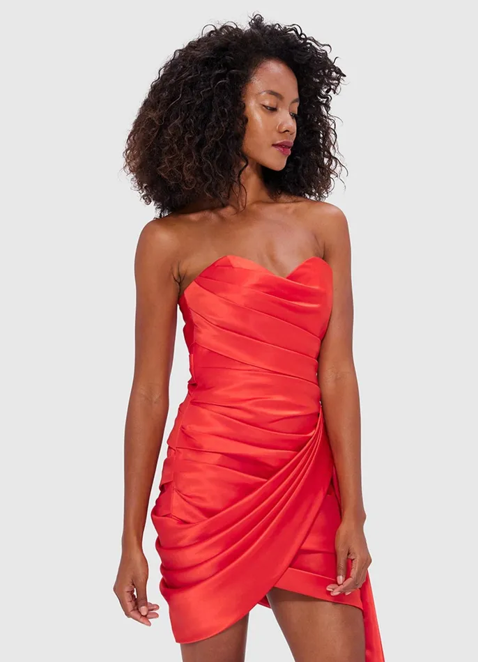 Dresses and Jumpsuits Women LEO LIN Marielle Mini Dress 8211 Red