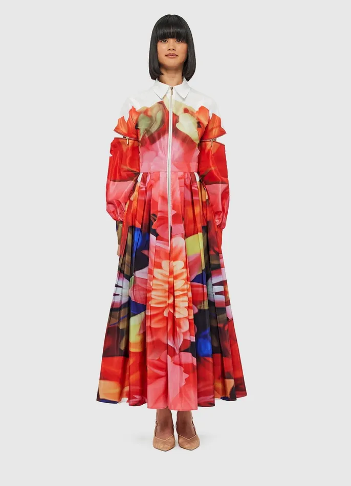 Dresses and Jumpsuits Women LEO LIN Tessa Midi Dress 8211 Kaleidoscope Print