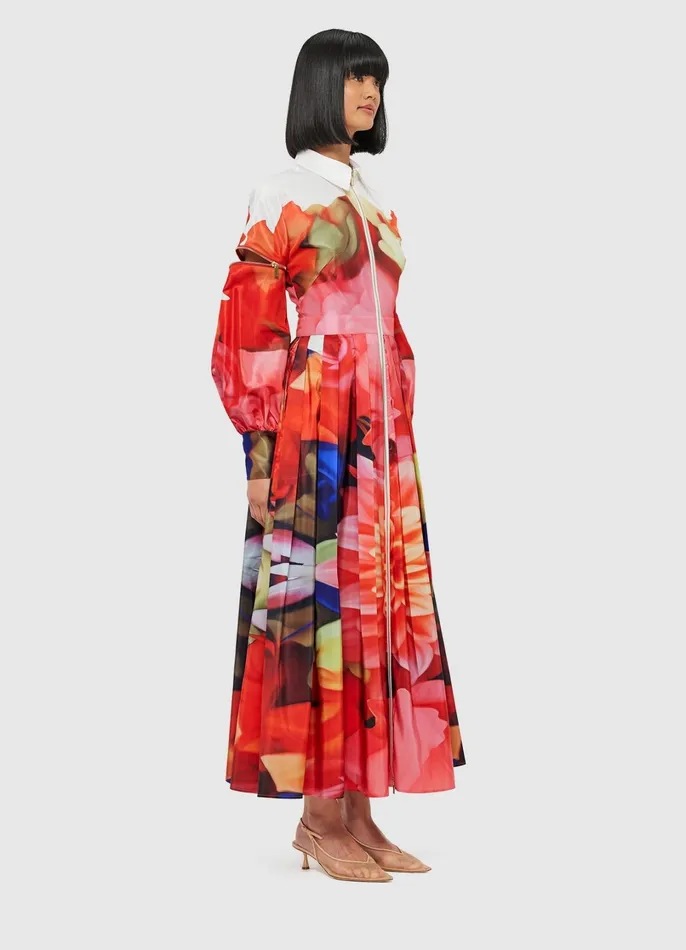 Dresses and Jumpsuits Women LEO LIN Tessa Midi Dress 8211 Kaleidoscope Print