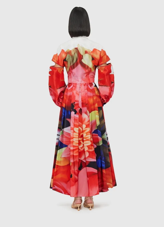 Dresses and Jumpsuits Women LEO LIN Tessa Midi Dress 8211 Kaleidoscope Print
