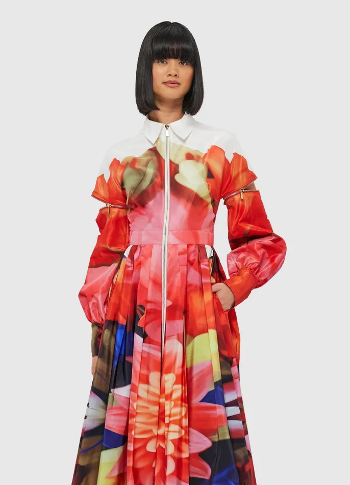 Dresses and Jumpsuits Women LEO LIN Tessa Midi Dress 8211 Kaleidoscope Print