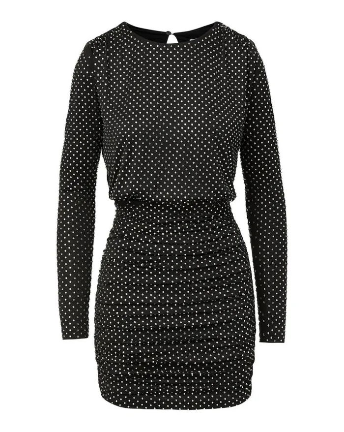 Dresses Shop Veronica Beard Jessel CrystalEmbellished Dress Black
