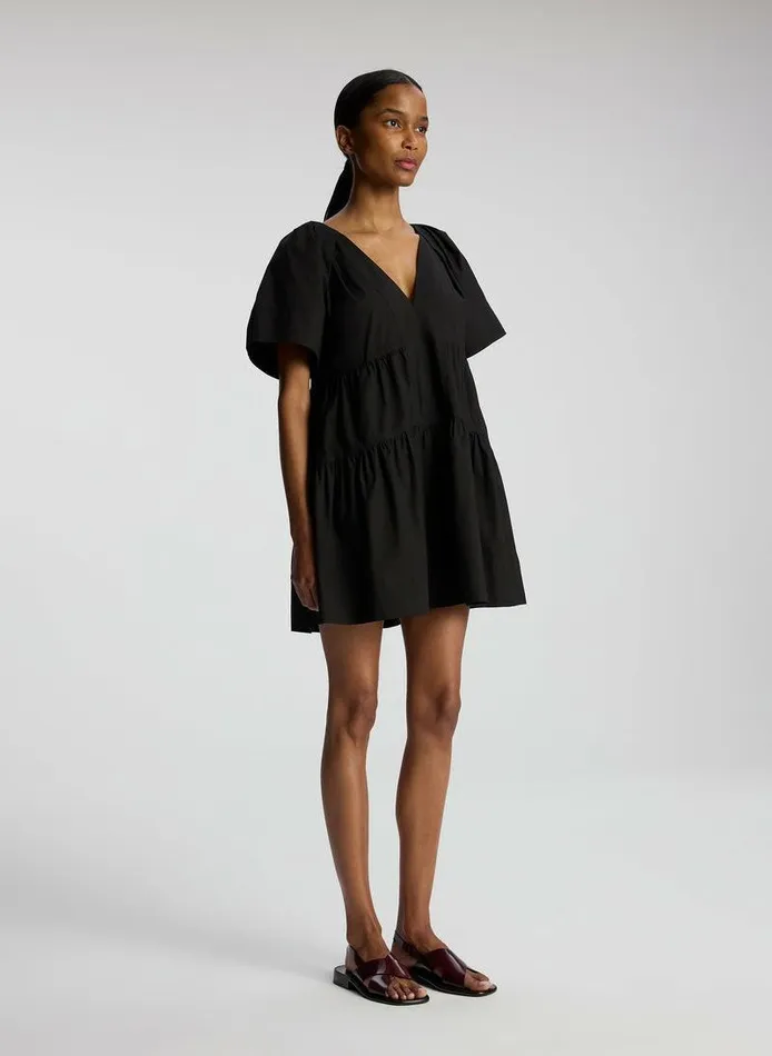 Dresses Women ALC Camila Cotton Mini Dress Black