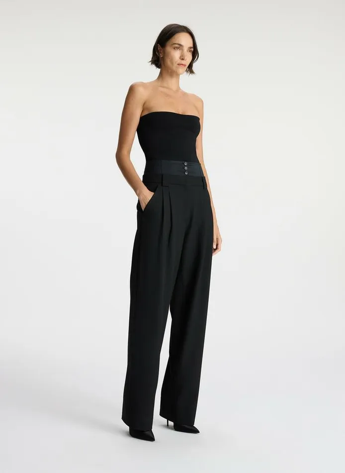 Dresses Women ALC Dean Strapless Compact Knit Top Black Dresses Women ALC Dean Strapless Compact Knit Top Black
