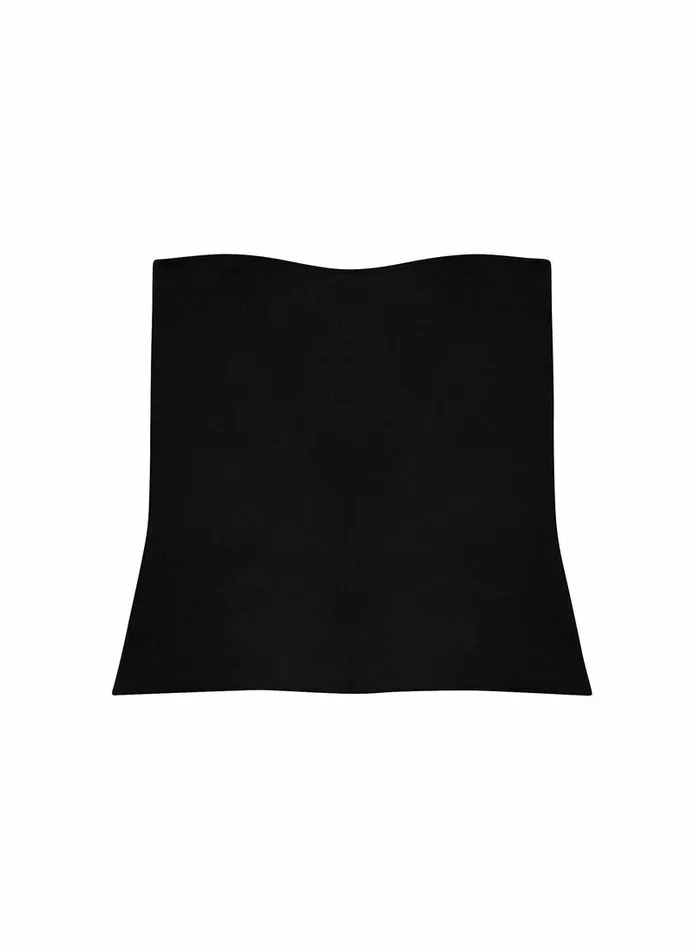 Dresses Women ALC Dean Strapless Compact Knit Top Black Dresses Women ALC Dean Strapless Compact Knit Top Black