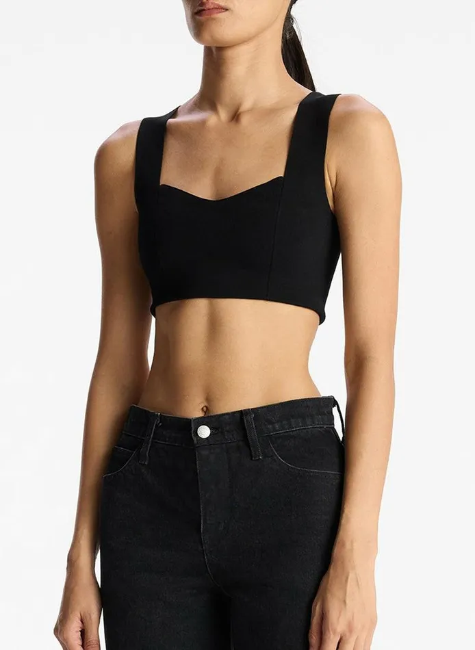 Dresses Women ALC Jordana Compact Knit Bra Black