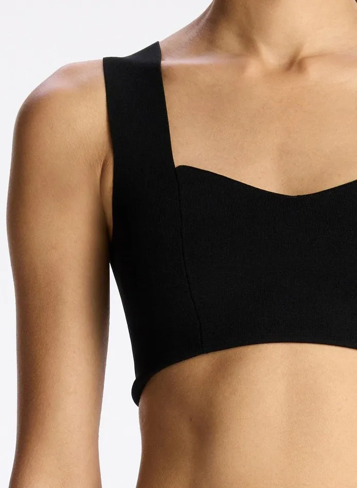 Dresses Women ALC Jordana Compact Knit Bra Black Dresses Women ALC Jordana Compact Knit Bra Black