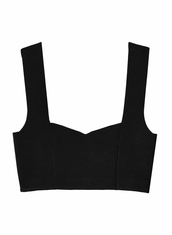 Dresses Women ALC Jordana Compact Knit Bra Black Dresses Women ALC Jordana Compact Knit Bra Black