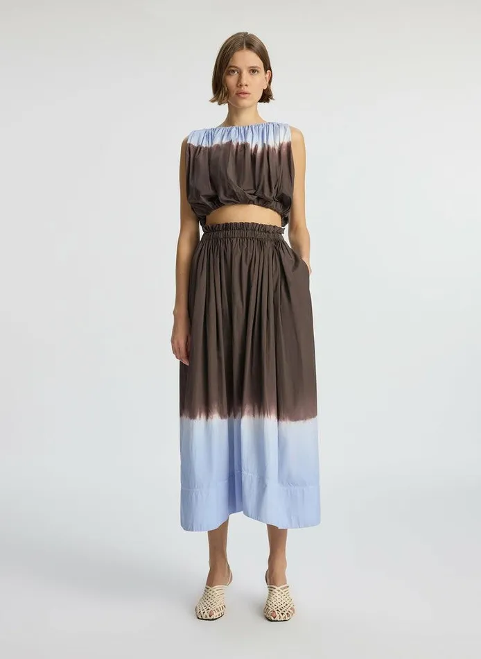 Dresses Women ALC Nell Cropped Dip Dye Top Sky Bluefudge Dresses Women ALC Nell Cropped Dip Dye Top Sky Bluefudge