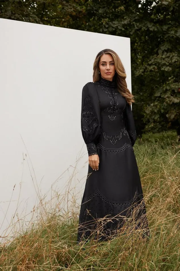 Dresses Women Karen Millen Lydia Millen Cotton Cutwork Embroidered Woven Maxi Dress Black Dresses Women Karen Millen Lydia Millen Cotton Cutwork Embroidered Woven Maxi Dress Black