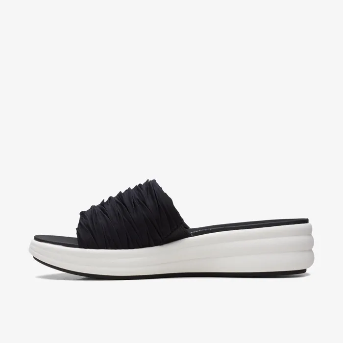 Drift Petal Black Women Clarks Sandals and Flip Flops