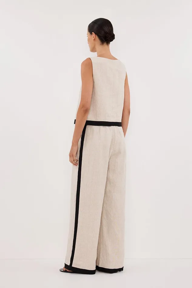 EBONY NATURAL LINEN TOP Women DISSH Tops