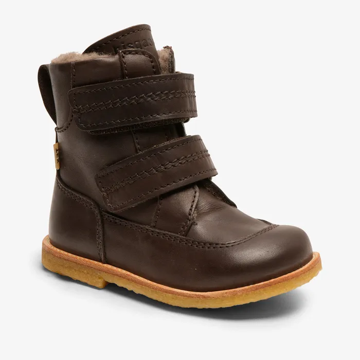 eliah tex dark brown Brown KIDS Winter boots bisgaardshoes