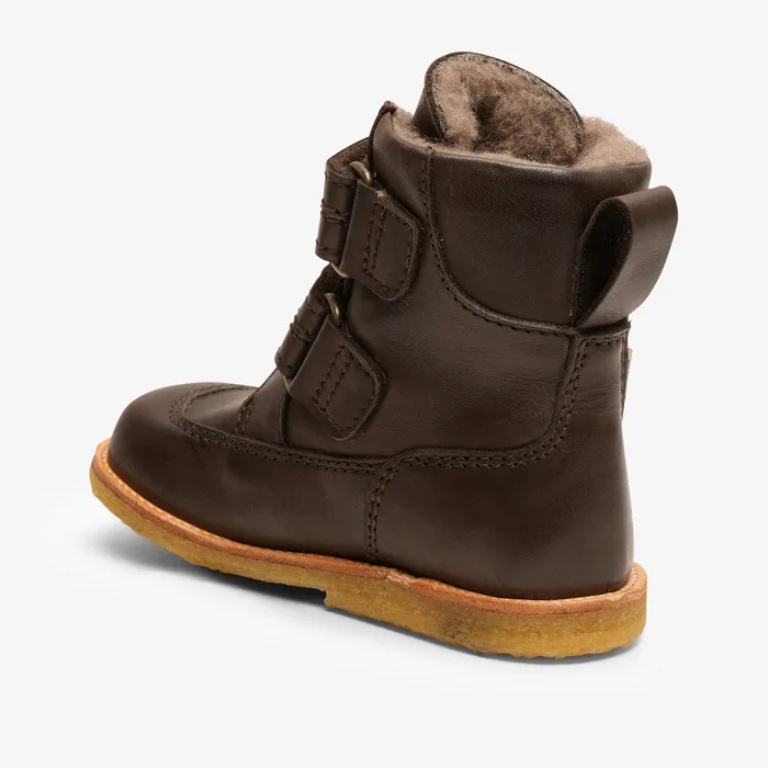 eliah tex dark brown Brown KIDS Winter boots bisgaardshoes