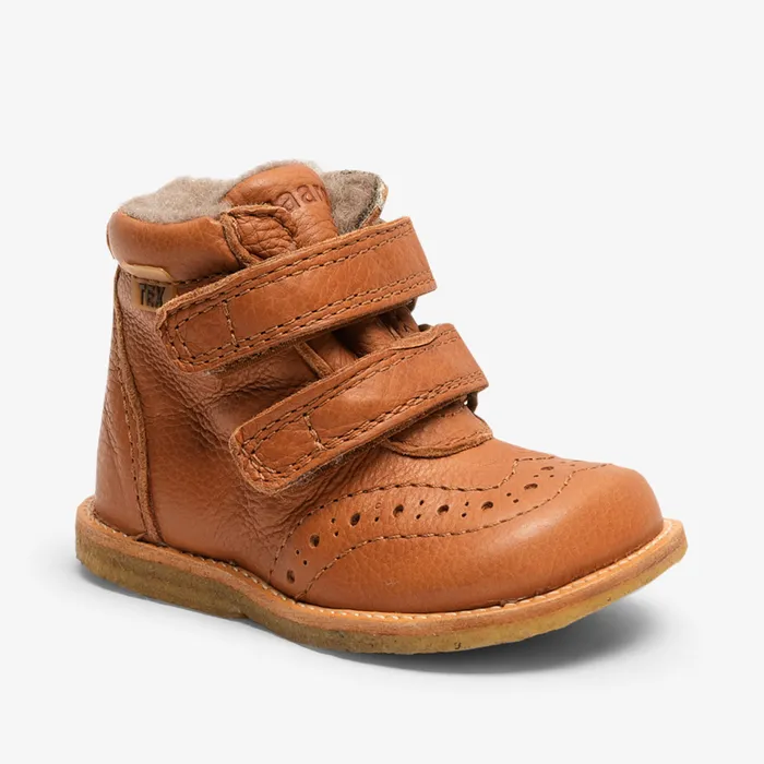 ellie v tex cognac Brown Boots bisgaardshoes KIDS