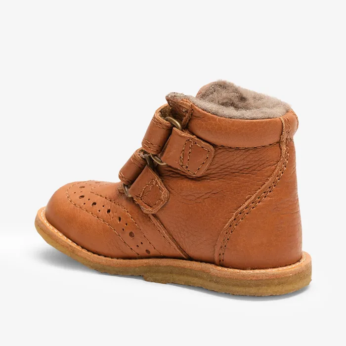 ellie v tex cognac Brown Boots bisgaardshoes KIDS